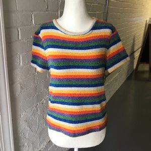 Stripe Rainbow Top